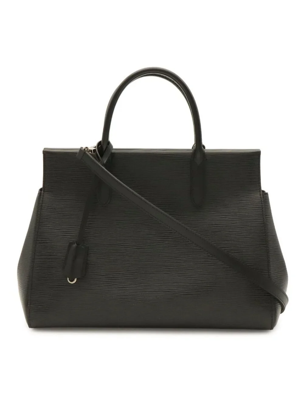 Louis Vuitton Epi Marly MM 2-Way Shoulder Bag Noir Black